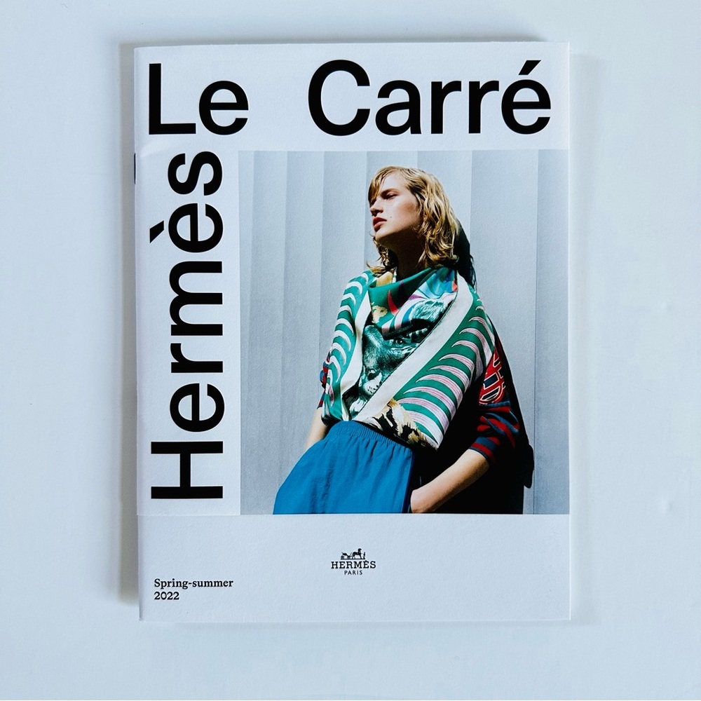 HERMES LE CARRE SPRING SUMMER CLOTHING CATALOG MAGAZINE SPRING SUMMER 2022 NEW